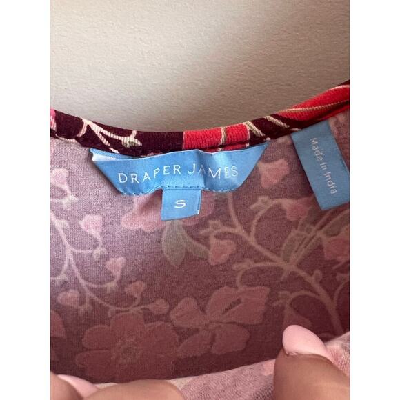 Draper James Patty Viney Floral Long Sleeve Midi Dress Women's Size S - Picture 6 of 9